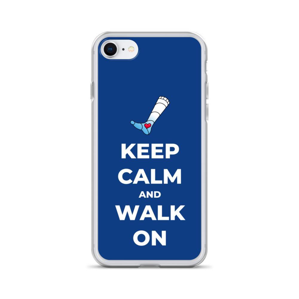 "Keep Calm and Walk On" iPhone Case