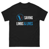 "Saving Limbs & Lives" Men's heavyweight tee