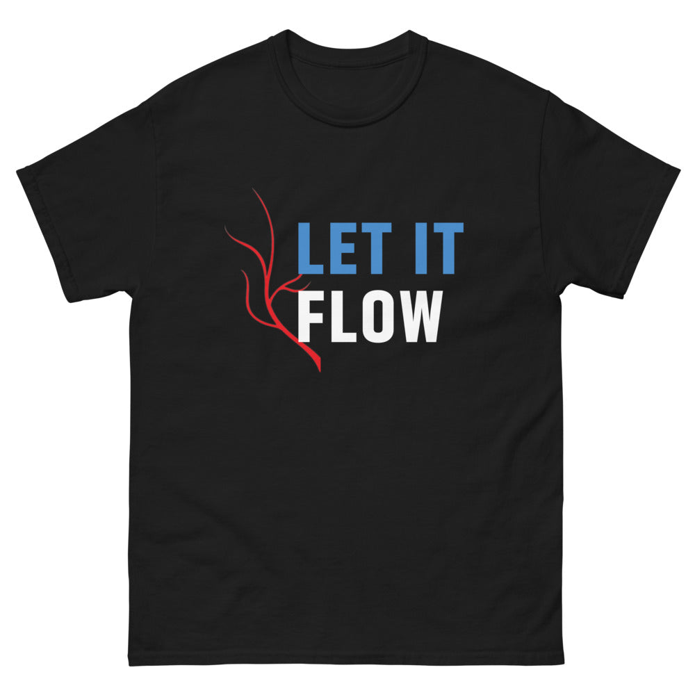 "Let It Flow" Men's heavyweight tee