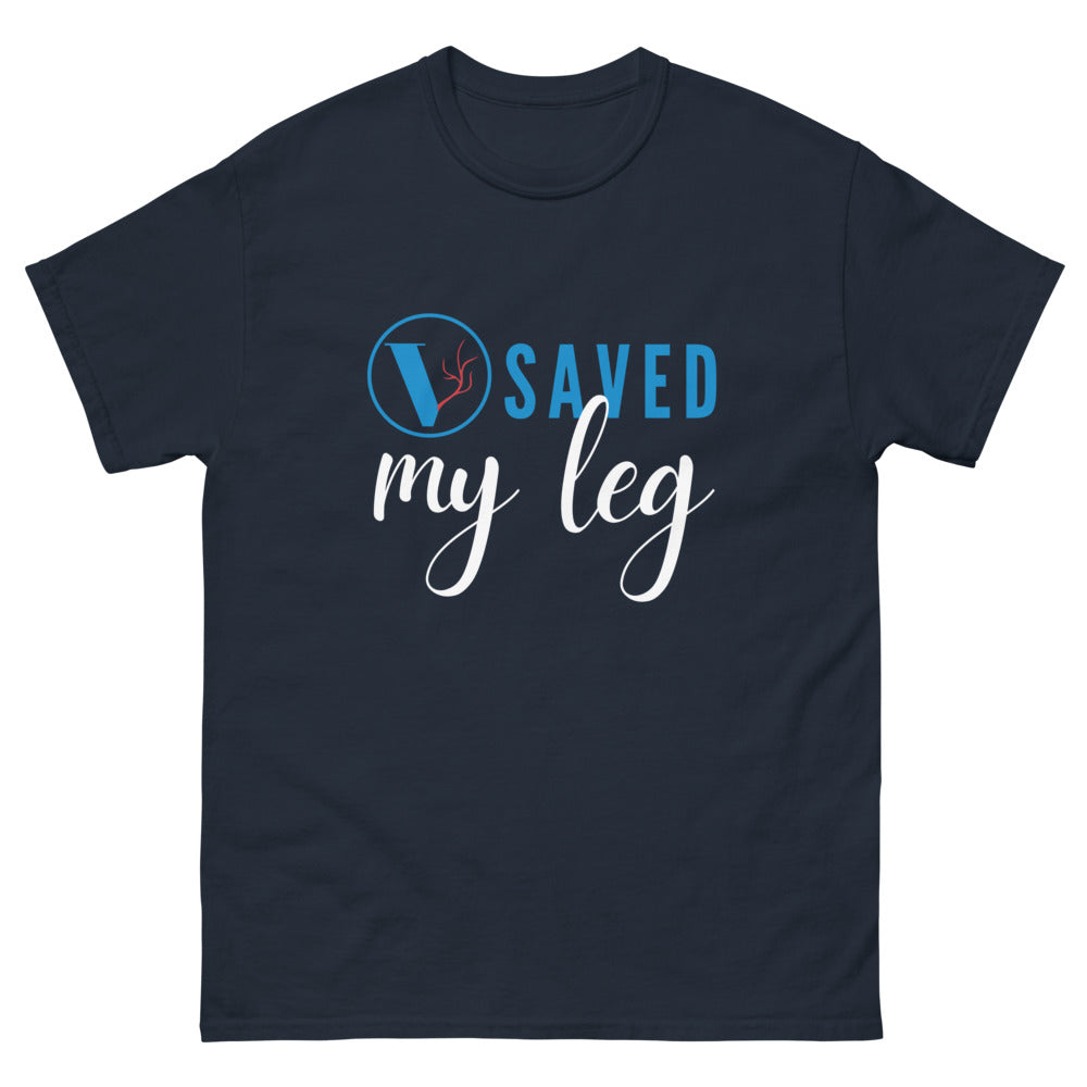 "VI Saved My Leg" Men's heavyweight tee