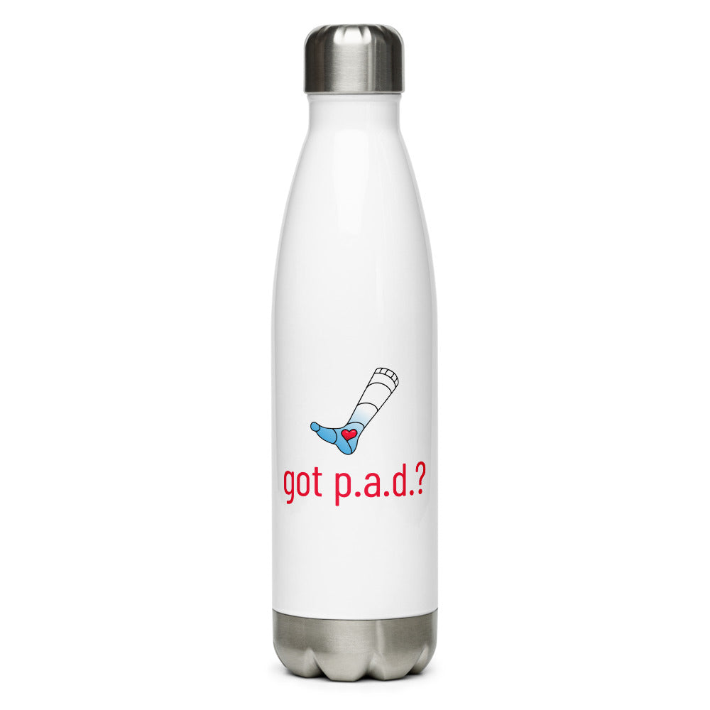 "Got PAD?" Stainless Steel Water Bottle