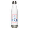 "Strongest Person I Know" Stainless Steel Water Bottle