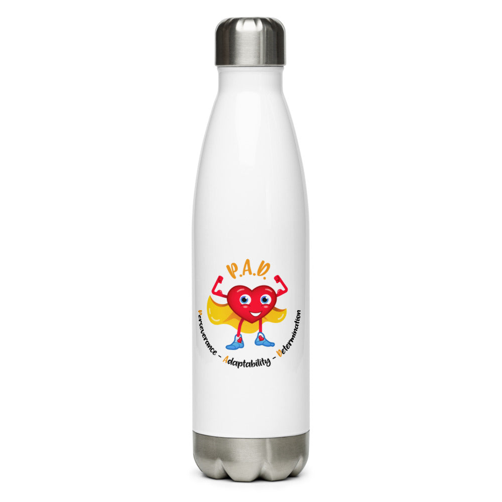 "PAD Acronym" Stainless Steel Water Bottle