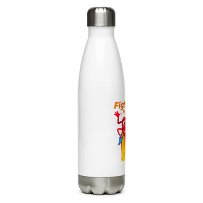 "Fighting for Life & Limb" Stainless Steel Water Bottle