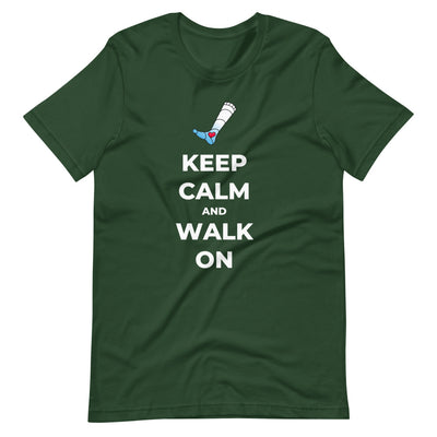 "Keep Calm and Walk On" Short-Sleeve Women's T-Shirt