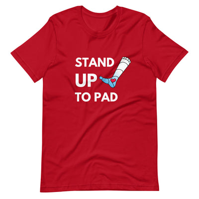 "Stand Up To PAD" Short-Sleeve Womens T-Shirt